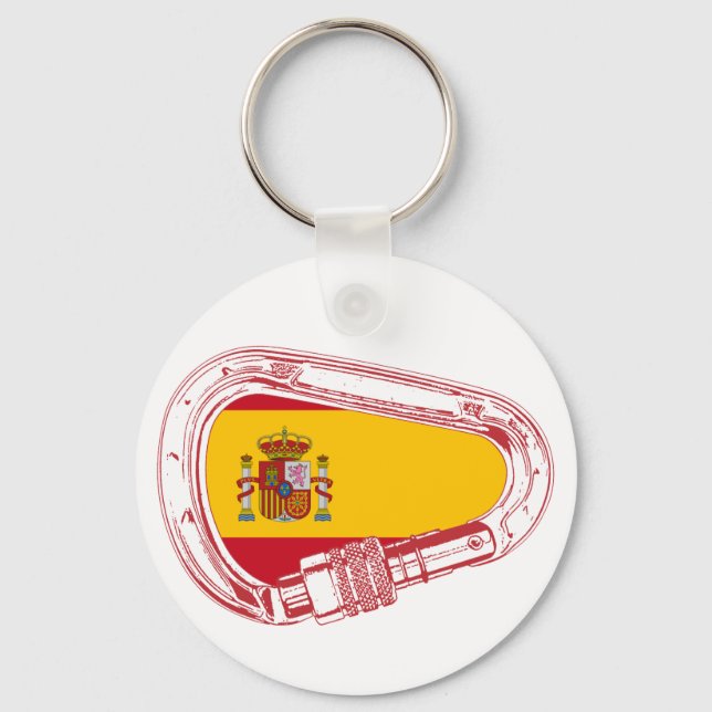 Porte-clés Drapeau des Carabiniers espagnols (Recto)
