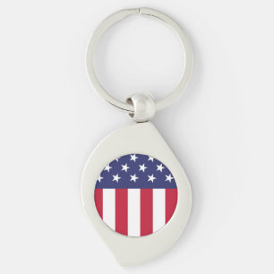 Porte-clés Drapeau des États-Unis d'Amérique