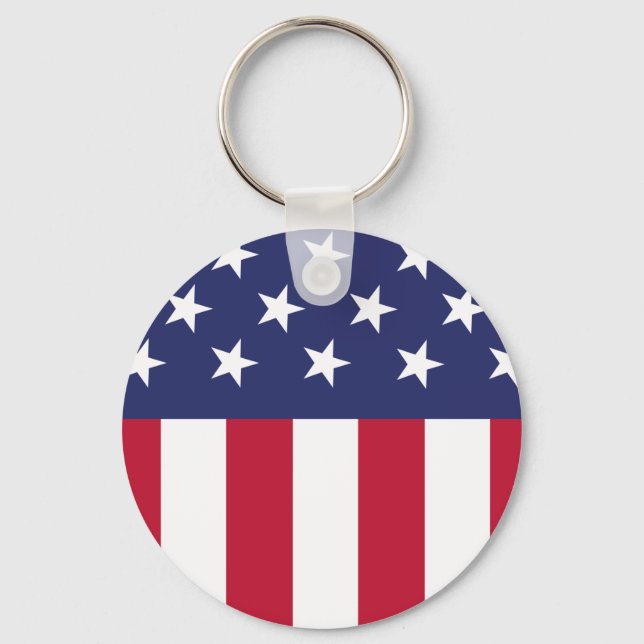 Porte-clés Drapeau des États-Unis d'Amérique (Recto)