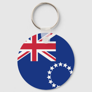 Porte-clés Drapeau des Îles Cook