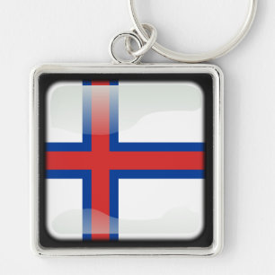 Porte-clés Drapeau des îles Féroé