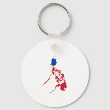 Drapeau des Philippines sur la carte