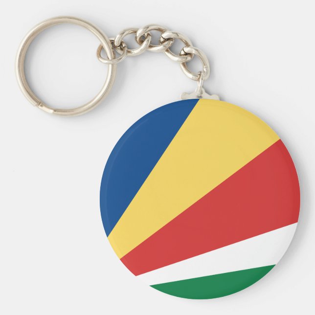 Porte-clés Drapeau des Seychelles (Devant)