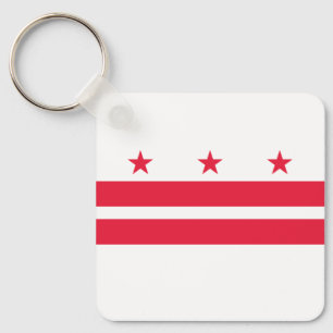 Porte-clés Drapeau d'État de Washington DC