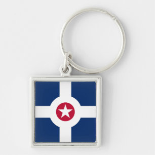 Porte-clés Drapeau d'Indianapolis, Indiana Porte - clé