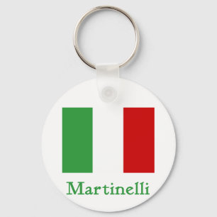 Porte-clés Drapeau d'Italien de Martinelli