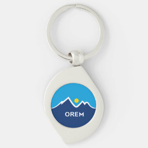 Porte-clés Drapeau d'Orem, Utah