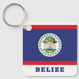 Porte-clés Drapeau du Belize