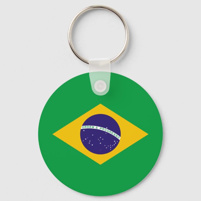 Porte-clés Drapeau du Brésil (Recto)