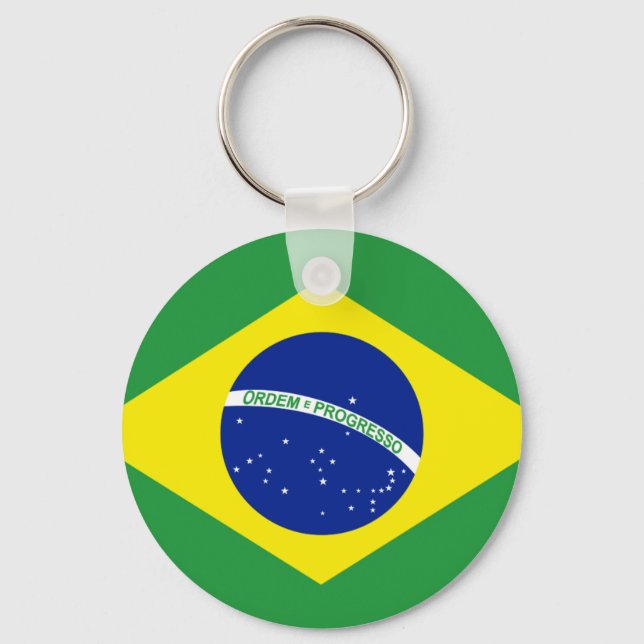Porte-clés Drapeau du Brésil (Recto)