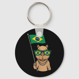 Porte-clés Drapeau du Brésil Fierté brésilienne Racines brési