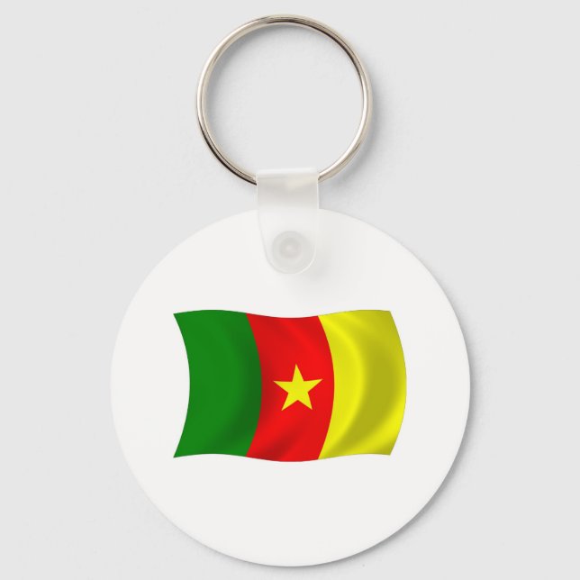Porte-clés Drapeau du Cameroun (Recto)