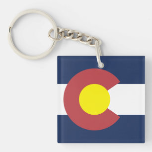 Porte-clés Drapeau du Colorado