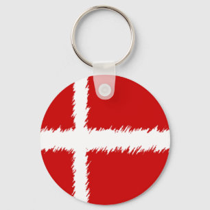 Porte-clés Drapeau du Danemark
