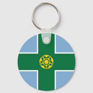 Porte-clés Drapeau du Derbyshire