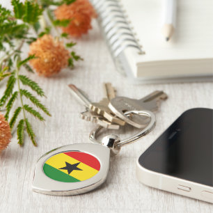 Porte-clés Drapeau du Ghana