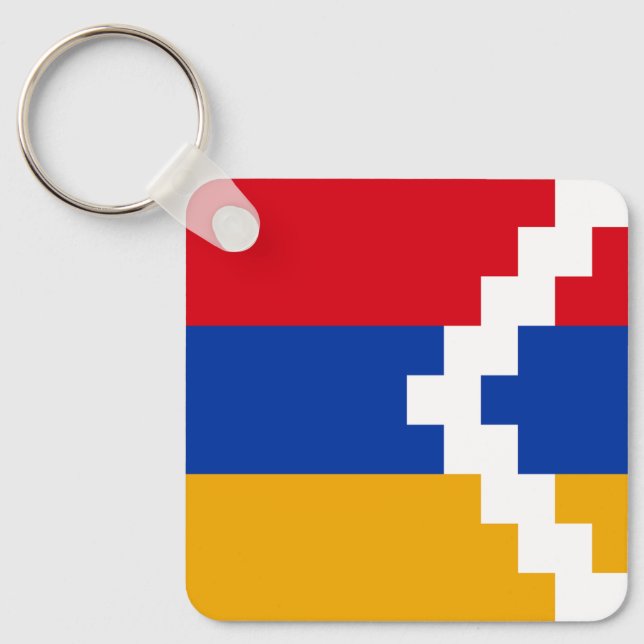 Porte-clés Drapeau du Haut-Karabakh (Recto)