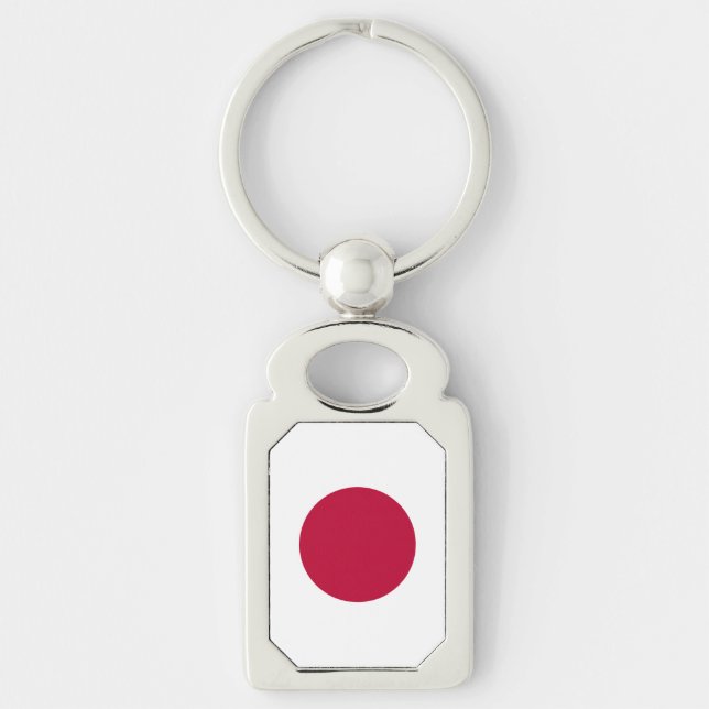 Porte-clés Drapeau du Japon : Hinomaru, Nisshōki, Red Rising  (Devant)