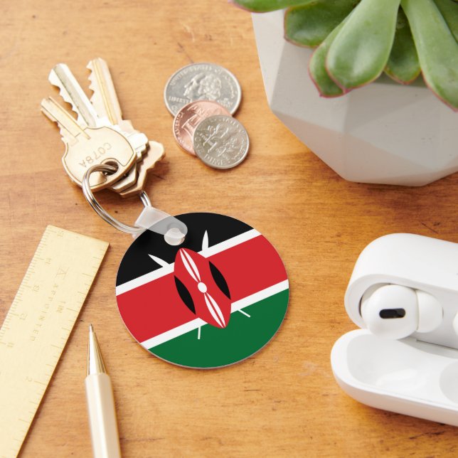 Porte-clés Drapeau du Kenya (Bureau)