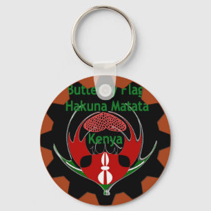Porte-clés Drapeau du Kenya - Hakuna Matata Patriotic