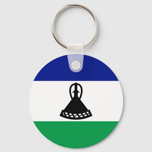 Porte-clés Drapeau du Lesotho (Recto)