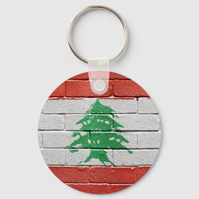 Porte-clés Drapeau du Liban (Recto)