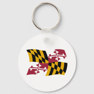 Porte-clés Drapeau du Maryland