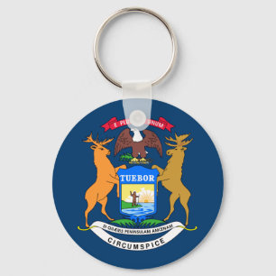Porte-clés Drapeau du Michigan