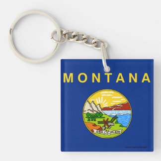 Porte-clés Drapeau du Montana