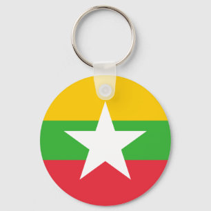 Porte-clés Drapeau du Myanmar