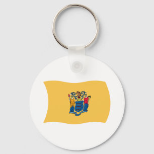 Porte-clés Drapeau du New Jersey