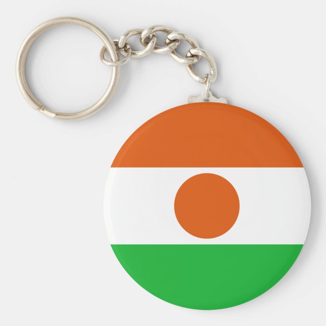 Porte-clés Drapeau du Niger (Devant)