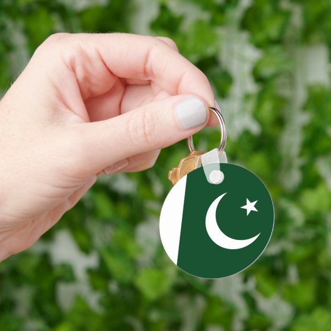 Porte-clés Drapeau du Pakistan (main)