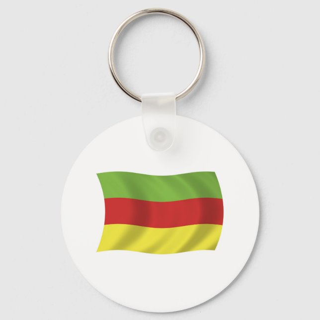 Porte-clés Drapeau du peuple Bodo (Recto)