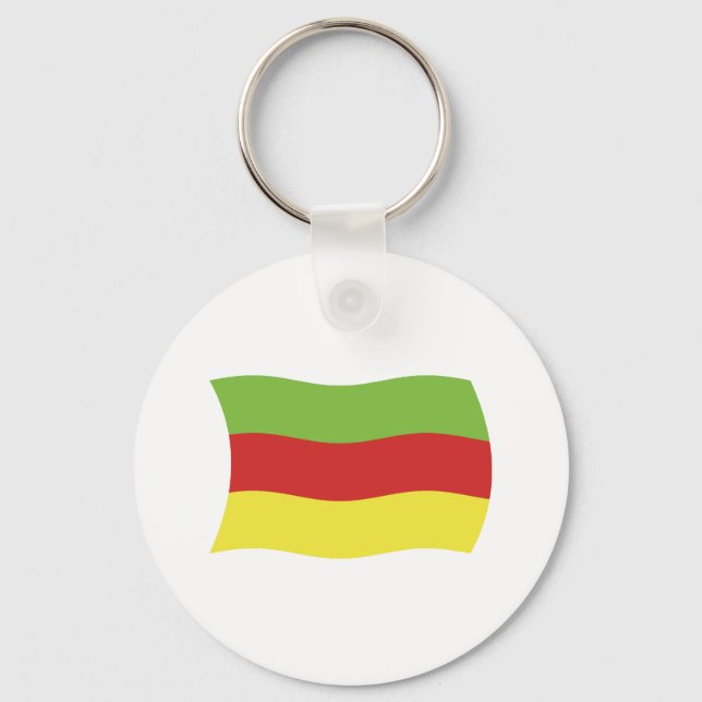 Porte-clés Drapeau du peuple Bodo (Recto)