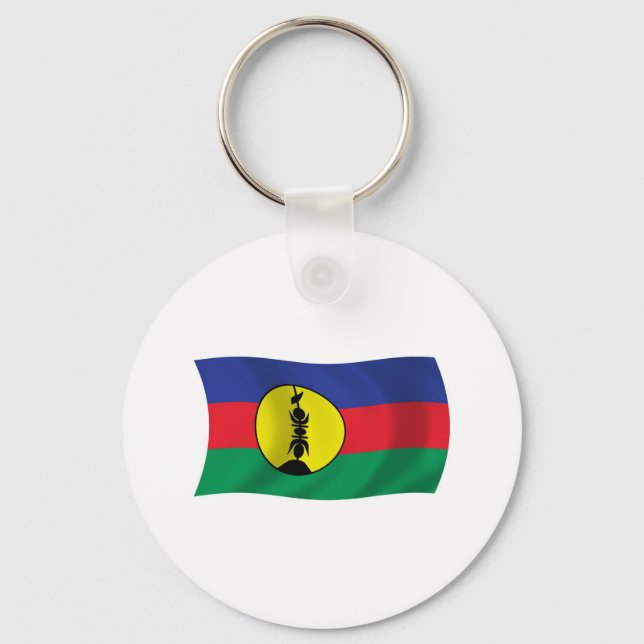 Porte-clés Drapeau du peuple kanak (Recto)