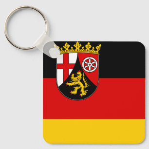 Porte-clés Drapeau du Porte - clé de Rhénanie-Palatinat