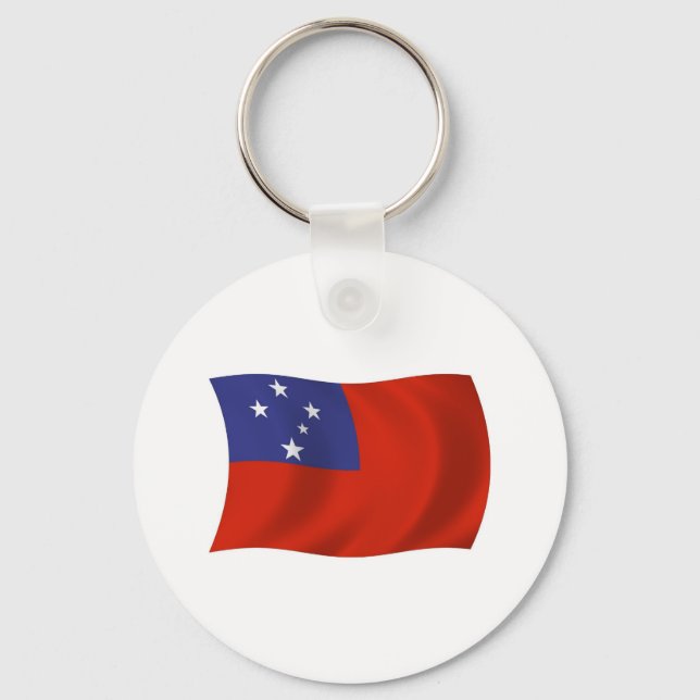 Porte-clés Drapeau du Samoa (Recto)