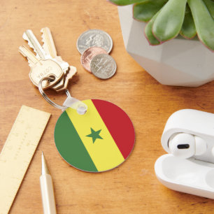 Porte-clés drapeau du Sénégal