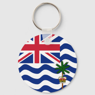 Porte-clés Drapeau du Territoire britannique de l'Océan Indie