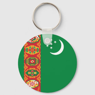 Porte-clés Drapeau du Turkménistan