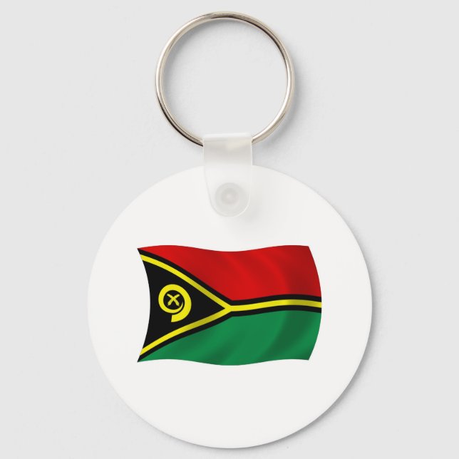 Porte-clés Drapeau du Vanuatu (Recto)