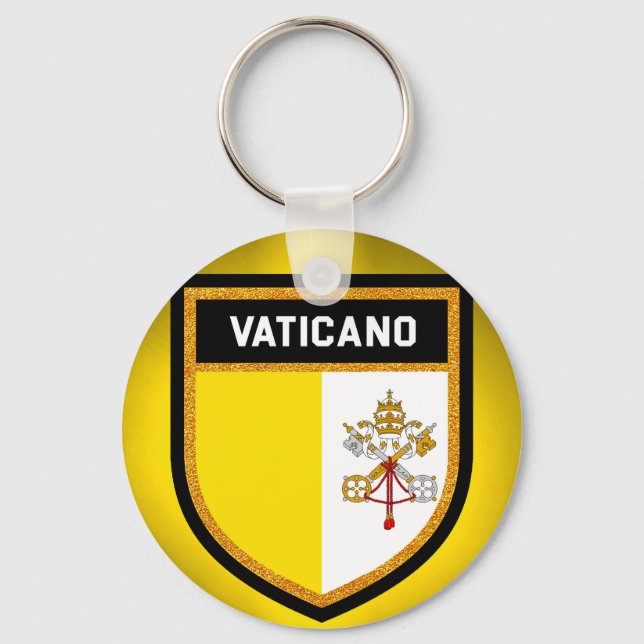 Porte-clés Drapeau du Vaticano (Recto)