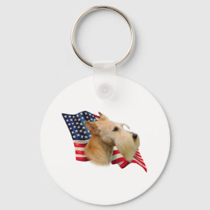 Porte-clés Drapeau écossais Terrier (blé)