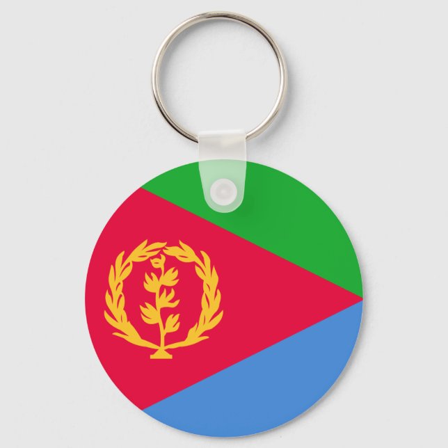 Porte-clés Drapeau Érythrée (Recto)