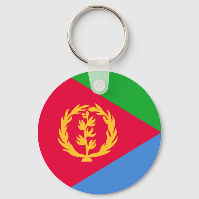 Porte-clés Drapeau Érythrée (Recto)