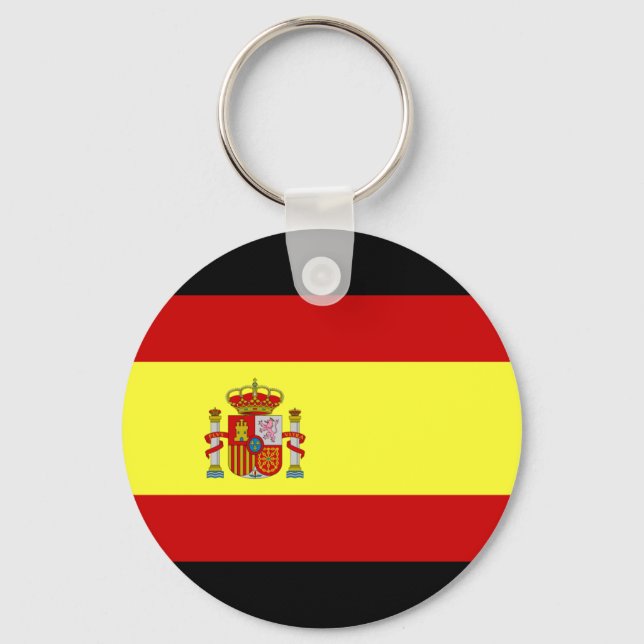 Porte-clés Drapeau Espagne (Recto)