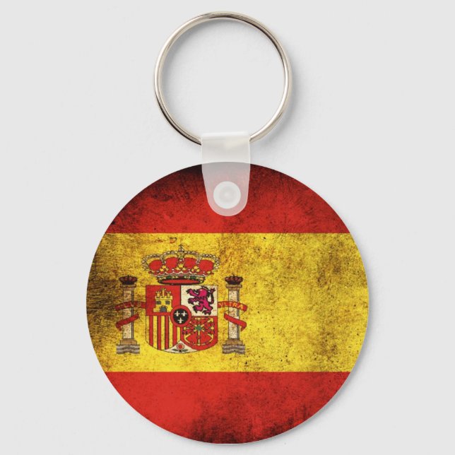 Porte-clés Drapeau Espagne (Recto)