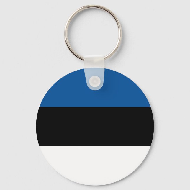 Porte-clés Drapeau estonien (Recto)