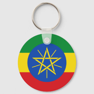 Porte-clés Drapeau éthiopien